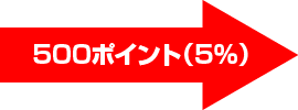 500ポイント